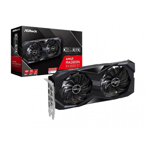 ASRock Radeon RX 6600 XT 8GB GDDR6 Challenger D Graphic Card - RX6600XT CLD 8GO ASRock Radeon RX 6600 XT 8GB GDDR6 Challenger D Graphic Card - RX6600XT CLD 8GO